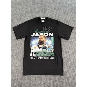 Philadelphia Eagles Shirt Men Medium Black Jason Kelce Shaka Wear Graphic Print